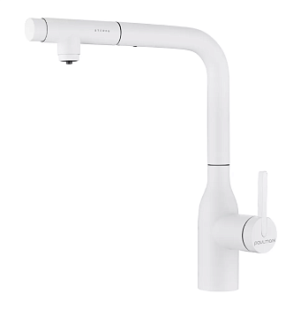 Фото товара: Paulmark VIPER, смеситель, белый матовый