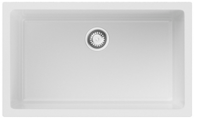 Omoikiri Okinoshima 76-U/I-WH Glossy, мойка, керамика, белый глянцевый