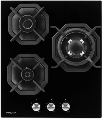 Детальное фото товара: Krona ALBERO 45 BL газовая поверхность