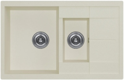 Детальное фото товара: KUCHENSTERN FLUG 60-2, мойка, гранит, жасмин