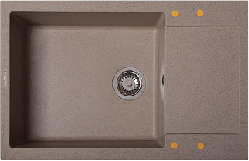 Zigmund & Shtain RECHTECK 780.490, мойка, речной песок Фото товара: Zigmund & Shtain RECHTECK 780.490, мойка, речной песок