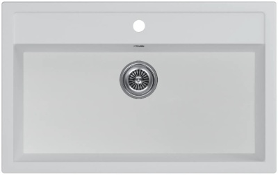 Детальное фото товара: KUCHENSTERN TOP 80, мойка, гранит, белый