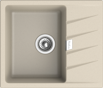Rivelato RAUM RM-58 beige scuro, мойка, гранит, темно-бежевый