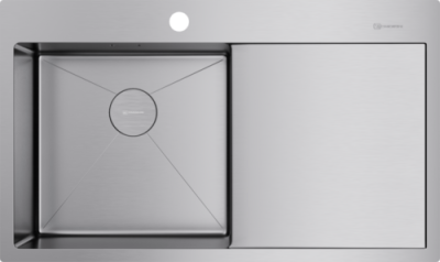 Omoikiri Akisame 86-IN-L, мойка, нержавеющая сталь, чаша слева