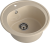 GranFest RONDO GF-R-510, мойка, мрамор, кашемир Детальное фото товара: GranFest RONDO GF-R-510, мойка, мрамор, кашемир