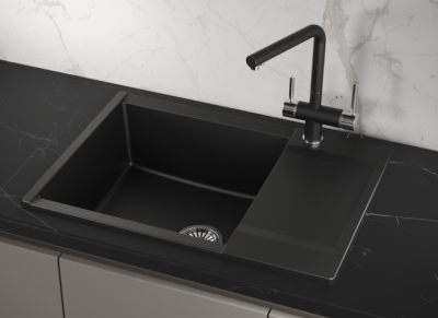 GRANULA ES-7003 мойка, гранит, турмалин Детальное фото товара: GRANULA ES-7003 мойка, гранит, турмалин