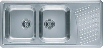 Фото товара: ALVEUS ELEGANT 70 SAT-90, мойка, нержавеющая сталь сатин (в комплекте с сифоном 1130555)
