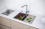 Paulmark NEXT-MULTI SINK 54-L UNI, мойка, нержавеющая сталь брашированная Детальное фото товара: Paulmark NEXT-MULTI SINK 54-L UNI, мойка, нержавеющая сталь брашированная