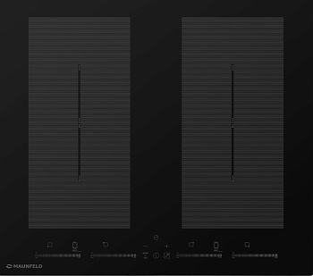 Фото товара: Maunfeld EVI.594.FL2(S)-BK индукционная поверхность