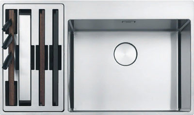 Детальное фото товара: Franke Box Center BWX 220-54-27 TL, мойка, нержавеющая сталь полированная