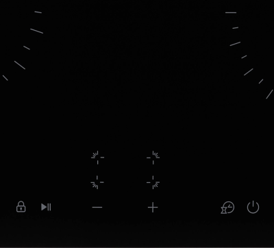 Детальное фото товара: Krona ZAUBER 60 BL TK стеклокерамическая поверхность