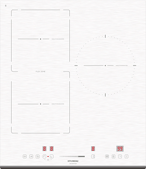 Фото товара: Hyundai HHI 4771 WG индукционная поверхность