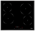 Haier HHY-C64NVB Детальное фото товара: Haier HHY-C64NVB стеклокерамическая поверхность