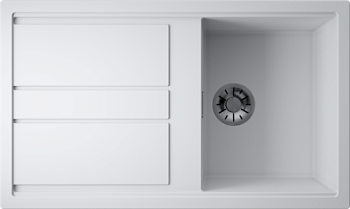 Фото товара: Omoikiri Kitagawa 86-WH, мойка, керамика, белый