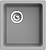 Фото товара: Ewigstein EW-3540, мойка, гранит, серый металлик