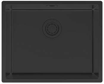 Фото товара: Paulmark LASSAN 54 UNI, мойка, нержавеющая сталь, матовый черный