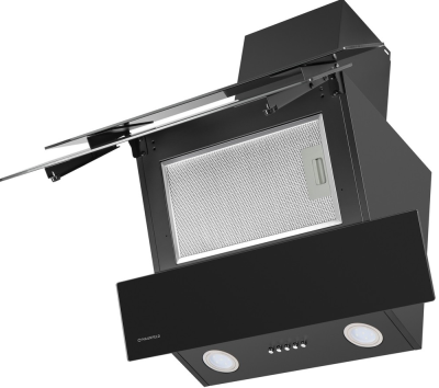 Maunfeld CASCADA PUSH 50 Glass Black Детальное фото товара: Maunfeld CASCADA PUSH 50 Glass Black
