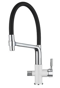 Фото товара: GRANULA 0075 смеситель, гранит, арктик (белый)