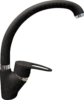 Фото товара: GranFest 1024, смеситель, мрамор, черный