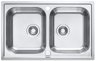 ALVEUS LINE MAXIM 90-SAT, мойка, нержавеющая сталь (с сифоном 1127257)