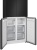 MEFERI MFR70BK TOTAL NO FROST CROSS DOOR ULTRA Детальное фото товара: MEFERI MFR70BK TOTAL NO FROST CROSS DOOR ULTRA