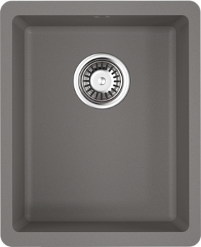 Фото товара: Omoikiri Kata 34-U-GR, мойка, гранит, leningrad grey