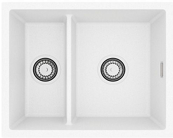 Фото товара: ALVEUS OMNI 50 GRANITAL ARCTIC-G11, мойка, гранит, белый (в комплекте с сифоном 1150202)