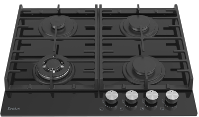 Evelux HEG 650 BG Детальное фото товара: Evelux HEG 650 BG газовая поверхность