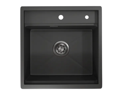 GRANULA 5051 мойка, нержавеющая сталь, черный матовый
