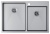 Детальное фото товара: Paulmark KRONER 78/2S, мойка, нержавеющая сталь брашированная