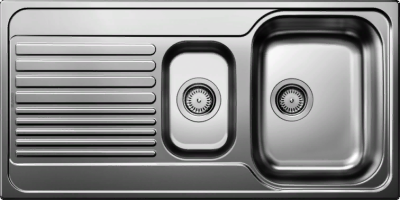 Детальное фото товара: Blanco Tipo II 6S, мойка, нержавеющая сталь матовая