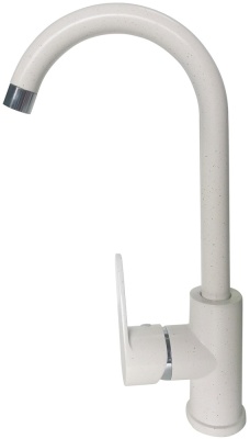 Детальное фото товара: LEX Tanaro White, смеситель, гранит