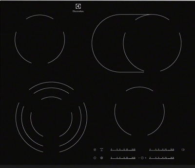 Детальное фото товара: Electrolux EHF6547FXK стеклокерамическая поверхность