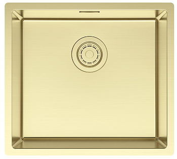 Фото товара: Paulmark LASSAN 49 UNI, мойка, нержавеющая сталь, светлое золото
