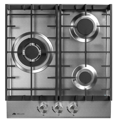 Детальное фото товара: MILLEN MGH 451 IX газовая поверхность