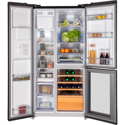 Детальное фото товара: HIBERG i-RFS 750G B Inverter Wine