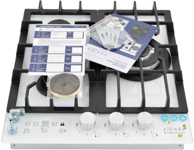 Детальное фото товара: ZUGEL ZGH450W газовая поверхность