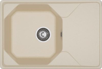 GranFest UNIQUE GF-U-740L, мойка, мрамор, кашемир