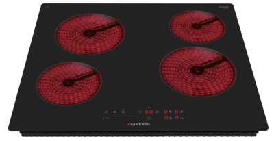 Детальное фото товара: MEFERI MEH604BK COMFORT стеклокерамическая поверхность