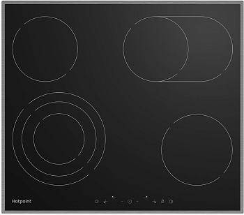 Фото товара: Hotpoint HR 6T7 X S стеклокерамическая поверхность