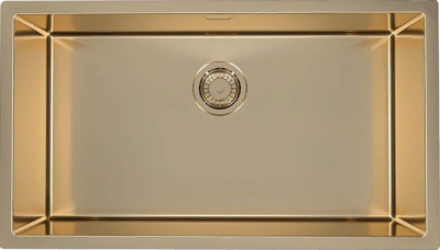 Детальное фото товара: ALVEUS QUADRIX MONARCH 60 BRONZE, мойка, нерж. сталь, бронза (в комплекте с выпуском без сифона)