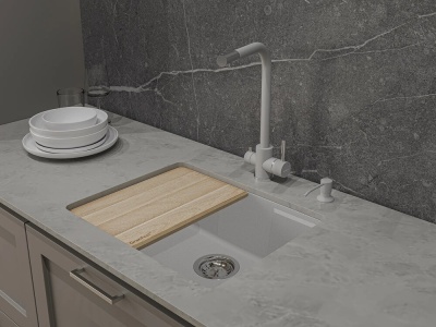 Детальное фото товара: GranFest URBAN 4555, мойка, гранит, темно-серый