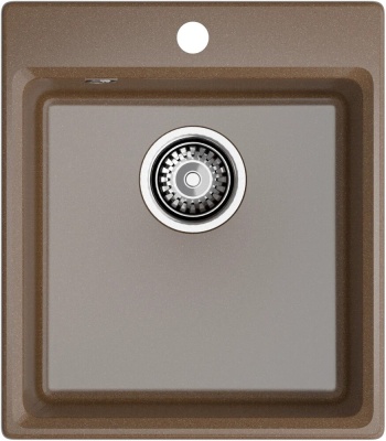Детальное фото товара: GranFest LEVEL GF-LV-420, мойка, мрамор, терракот