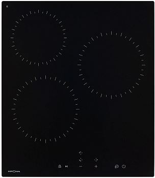 Krona ZAUBER 45 BL TK Фото товара: Krona ZAUBER 45 BL TK стеклокерамическая поверхность