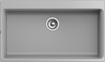 Rivelato AXEL Х-90 grigio metallizzato, мойка, гранит, серый металлик Фото товара: Rivelato AXEL Х-90 grigio metallizzato, мойка, гранит, серый металлик