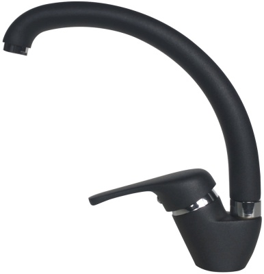 Детальное фото товара: LEX Isonzo Black, смеситель, гранит