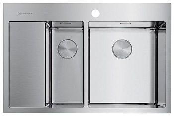 Фото товара: Omoikiri Akisame 78-2-IN-R, мойка, нержавеющая сталь, чаша справа