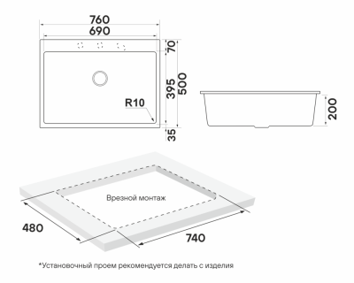 Схема встраивания