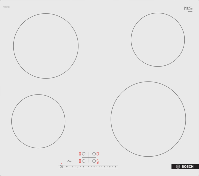 Детальное фото товара: Bosch PKE612FA2E стеклокерамическая поверхность