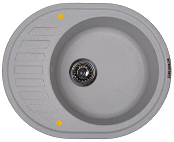 Фото товара: Ecoshtein KREIS OV 620, мойка, гранит, серый шелк
